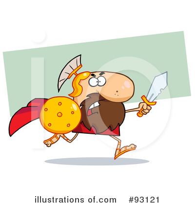 Spartan Clipart #93121 by Hit Toon