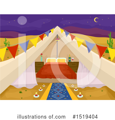 Glamping Clipart #1519404 by BNP Design Studio