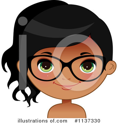 Indian Girl Clipart #1137330 by Melisende Vector