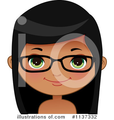 Indian Girl Clipart #1137332 by Melisende Vector