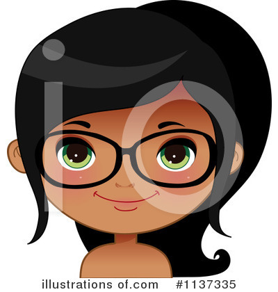 Indian Girl Clipart #1137335 by Melisende Vector
