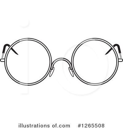 Royalty-Free (RF) Glasses Clipart Illustration by Lal Perera - Stock Sample #1265508