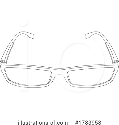 Royalty-Free (RF) Glasses Clipart Illustration by Lal Perera - Stock Sample #1783958