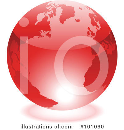 Royalty-Free (RF) Globe Clipart Illustration by cidepix - Stock Sample #101060