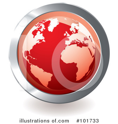 Royalty-Free (RF) Globe Clipart Illustration by michaeltravers - Stock Sample #101733