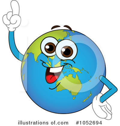 Royalty-Free (RF) Globe Clipart Illustration by yayayoyo - Stock Sample #1052694