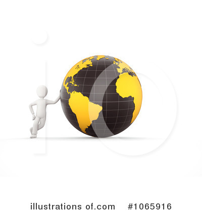 Royalty-Free (RF) Globe Clipart Illustration by chrisroll - Stock Sample #1065916