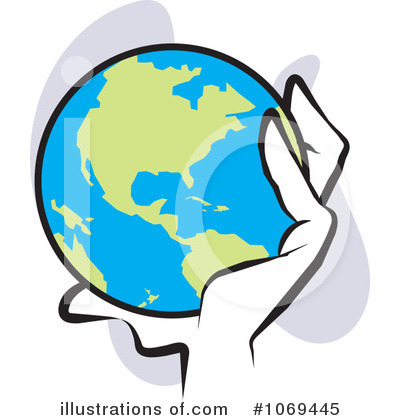 Royalty-Free (RF) Globe Clipart Illustration by Johnny Sajem - Stock Sample #1069445