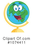 Globe Clipart #1074411 by Hit Toon