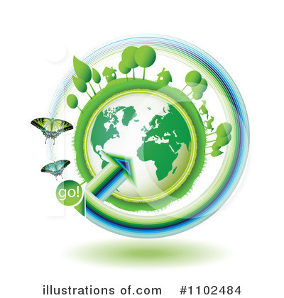 Royalty-Free (RF) Globe Clipart Illustration by merlinul - Stock Sample #1102484