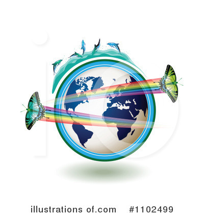 Royalty-Free (RF) Globe Clipart Illustration by merlinul - Stock Sample #1102499