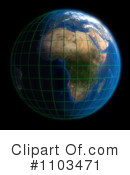 Globe Clipart #1103471 by Leo Blanchette