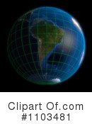 Globe Clipart #1103481 by Leo Blanchette