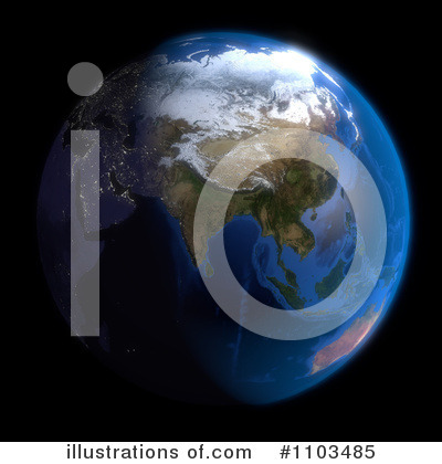 Globe Clipart #1103485 by Leo Blanchette