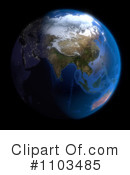 Globe Clipart #1103485 by Leo Blanchette