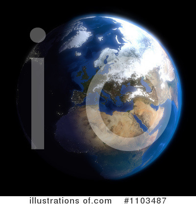 Globe Clipart #1103487 by Leo Blanchette