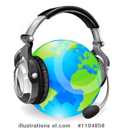 Royalty-Free (RF) Globe Clipart Illustration by AtStockIllustration - Stock Sample #1104858