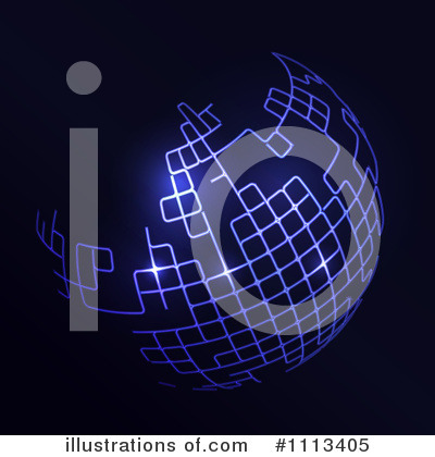 Globe Clipart #1113405 by KJ Pargeter
