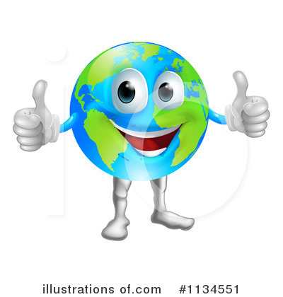 Royalty-Free (RF) Globe Clipart Illustration by AtStockIllustration - Stock Sample #1134551
