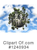 Globe Clipart #1240934 by KJ Pargeter