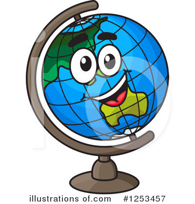 Desk Globe Clipart #1253457 by Vector Tradition SM