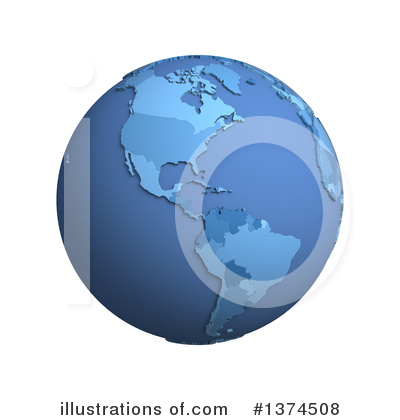 Royalty-Free (RF) Globe Clipart Illustration by Michael Schmeling - Stock Sample #1374508
