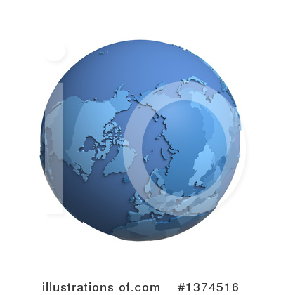 Royalty-Free (RF) Globe Clipart Illustration by Michael Schmeling - Stock Sample #1374516