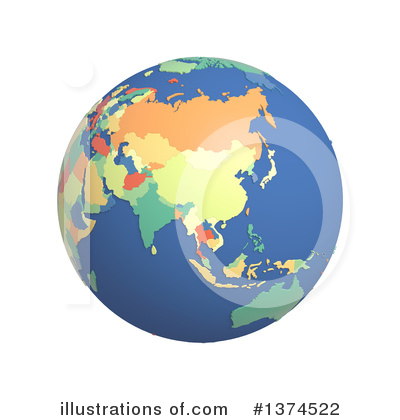 Royalty-Free (RF) Globe Clipart Illustration by Michael Schmeling - Stock Sample #1374522