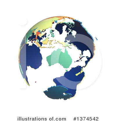 Royalty-Free (RF) Globe Clipart Illustration by Michael Schmeling - Stock Sample #1374542