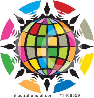 Royalty-Free (RF) Globe Clipart Illustration by Lal Perera - Stock Sample #1408559