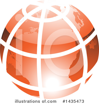 Royalty-Free (RF) Globe Clipart Illustration by cidepix - Stock Sample #1435473