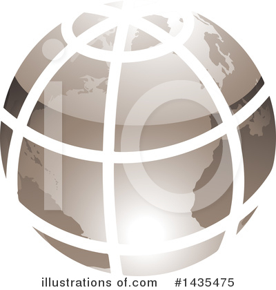 Royalty-Free (RF) Globe Clipart Illustration by cidepix - Stock Sample #1435475
