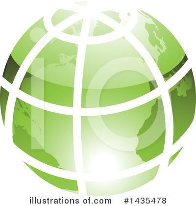 Royalty-Free (RF) Globe Clipart Illustration by cidepix - Stock Sample #1435478
