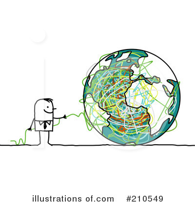 Royalty-Free (RF) Globe Clipart Illustration by NL shop - Stock Sample #210549