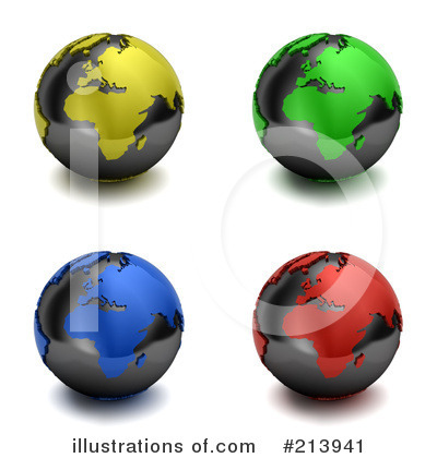 Globe Clipart #213941 by stockillustrations