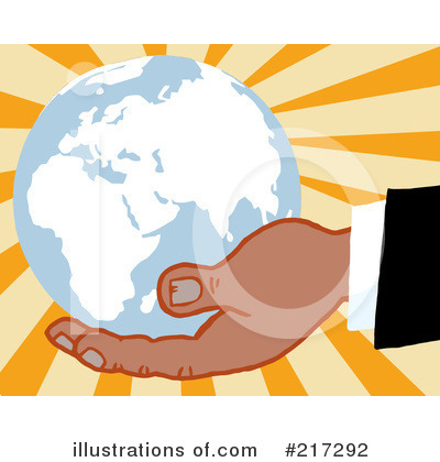 Royalty-Free (RF) Globe Clipart Illustration by Hit Toon - Stock Sample #217292