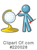 Globe Clipart #220028 by Leo Blanchette