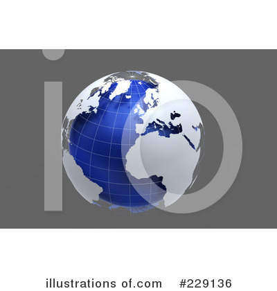 Royalty-Free (RF) Globe Clipart Illustration by chrisroll - Stock Sample #229136