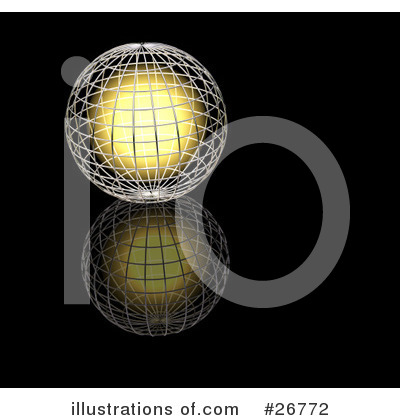 Royalty-Free (RF) Globe Clipart Illustration by KJ Pargeter - Stock Sample #26772