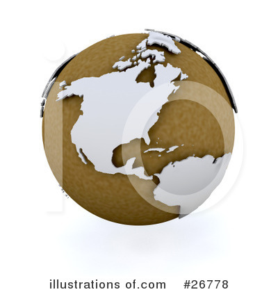 Royalty-Free (RF) Globe Clipart Illustration by KJ Pargeter - Stock Sample #26778