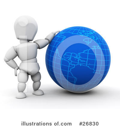Globes Clipart #26830 by KJ Pargeter