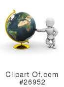 Globe Clipart #26952 by KJ Pargeter