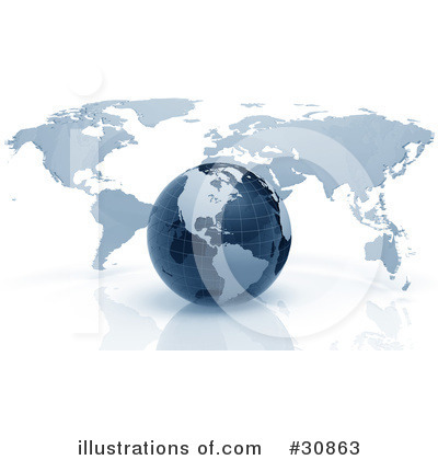 Royalty-Free (RF) Globe Clipart Illustration by Tonis Pan - Stock Sample #30863