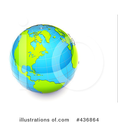 Royalty-Free (RF) Globe Clipart Illustration by chrisroll - Stock Sample #436864