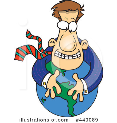 Globe Clipart #440089 by toonaday