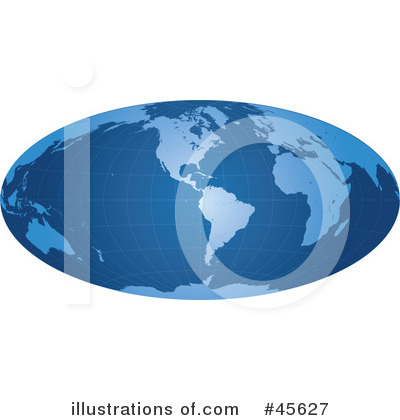 Royalty-Free (RF) Globe Clipart Illustration by Michael Schmeling - Stock Sample #45627