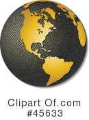 Globe Clipart #45633 by Michael Schmeling