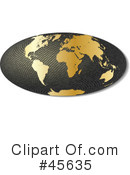 Globe Clipart #45635 by Michael Schmeling