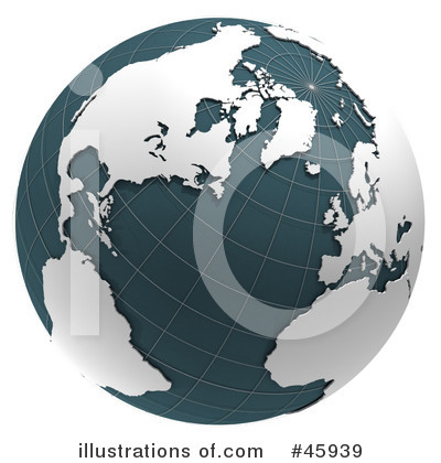 Royalty-Free (RF) Globe Clipart Illustration by chrisroll - Stock Sample #45939