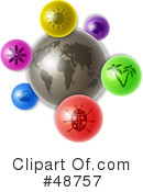 Globe Clipart #48757 by Prawny